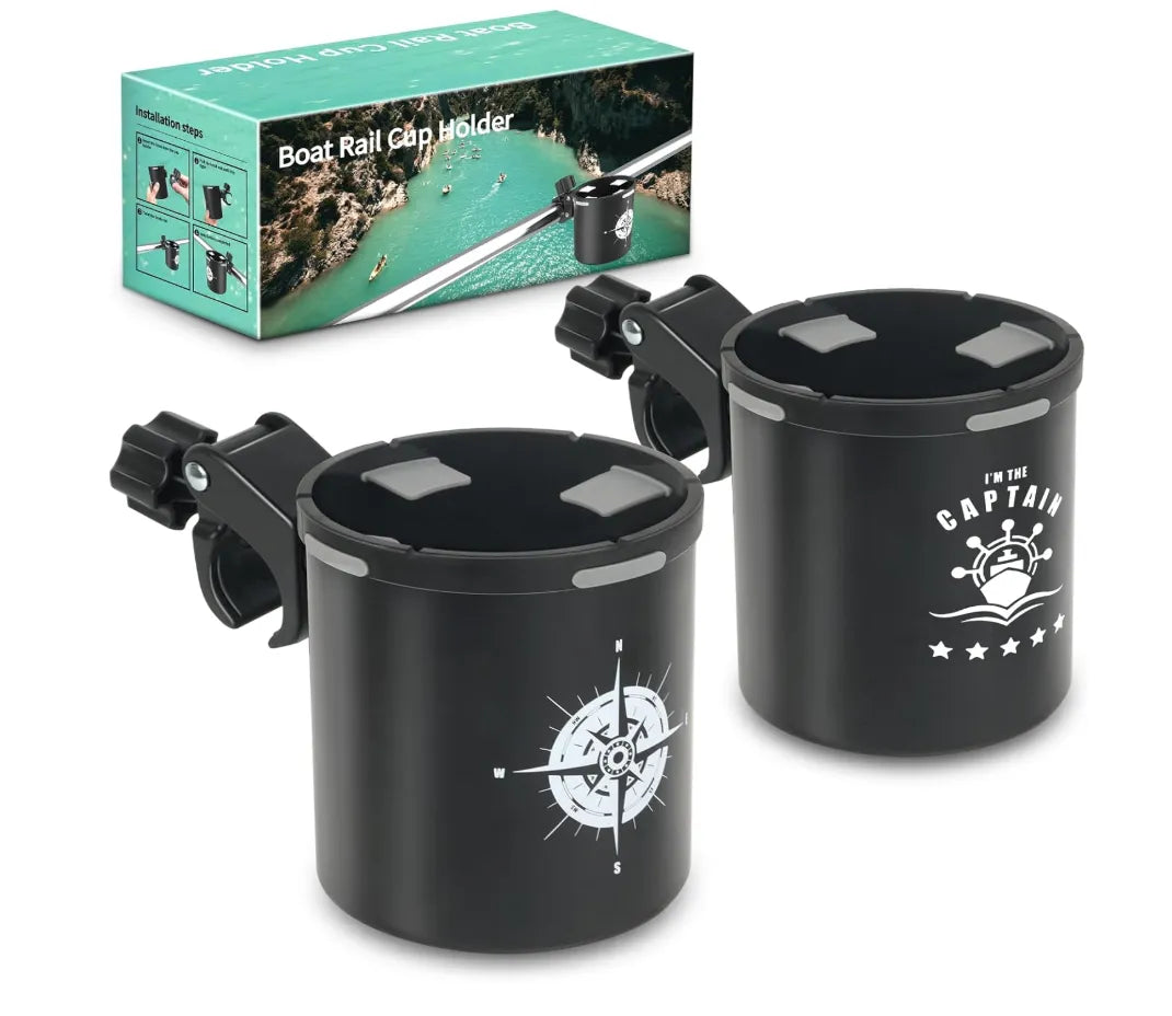 Clamp On Cup Holder - 2 Pack