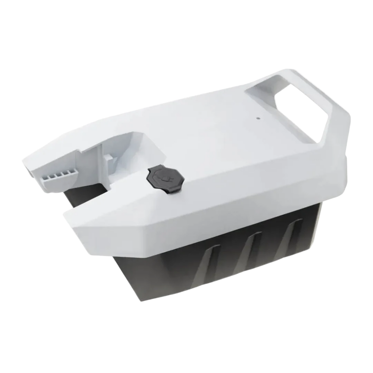 Torqeedo Travel S removable battery pack, white housing with carrying handle and black base